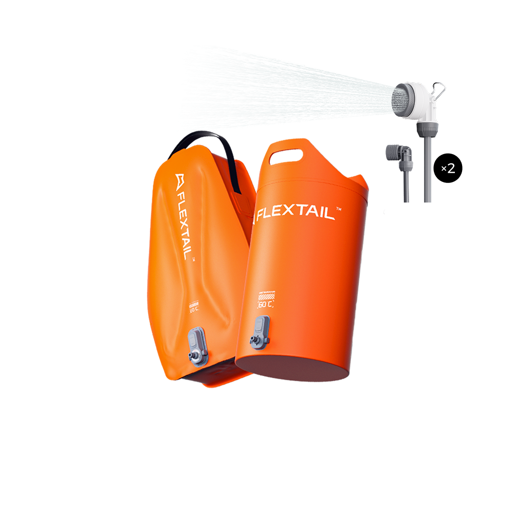 TINY SHOWER BUCKET & BAG——Deine mobile Duschstation