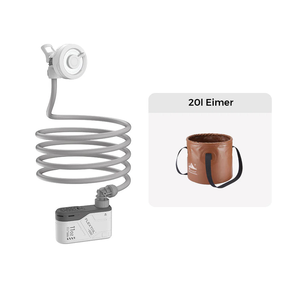 MAX SHOWER - Ultraleichte, wiederaufladbare Instant Outdoor-Duschen