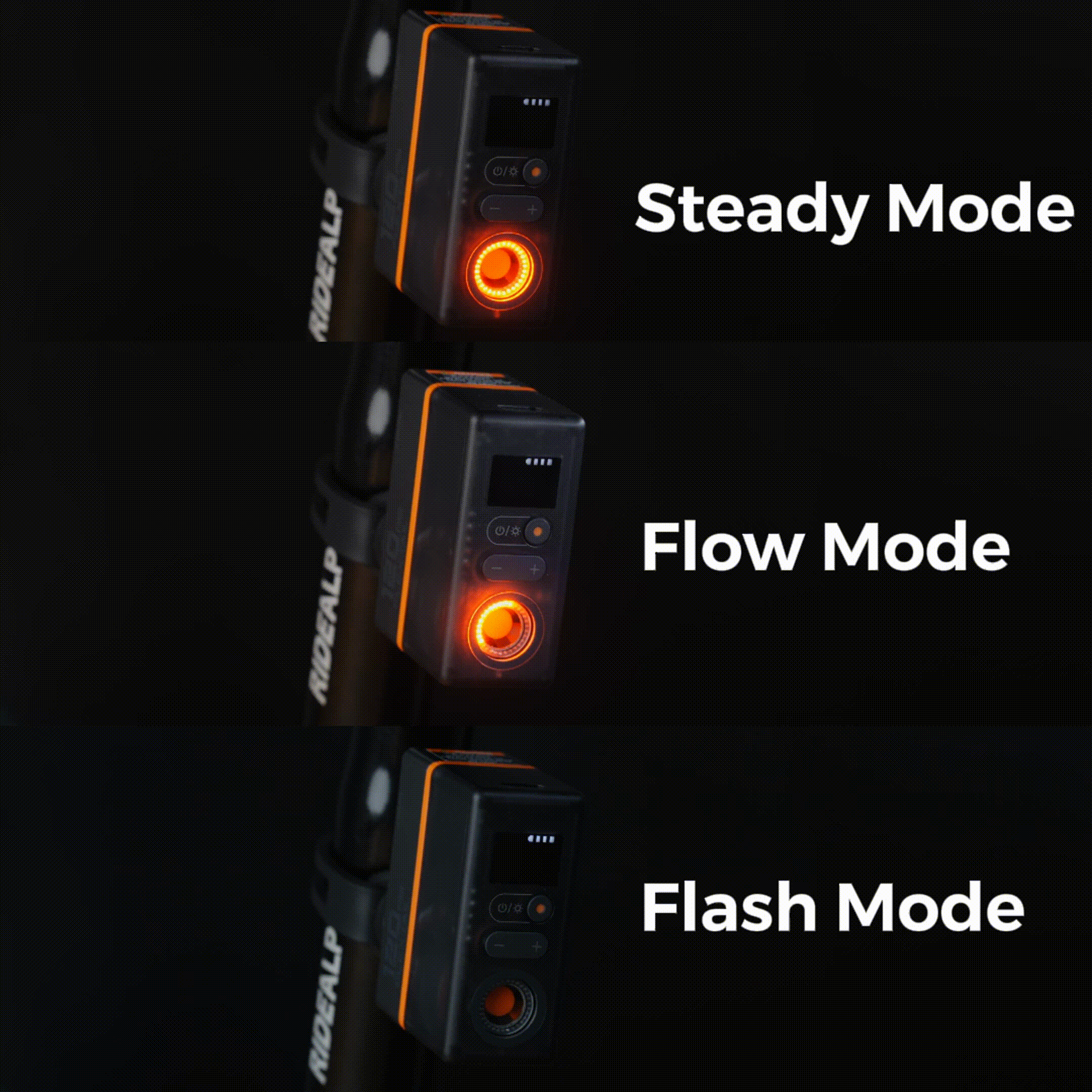 TINY TIRE PUMP 200 - 130PSI Mini-Elektropumpe mit Manometer und stylischem Rücklicht