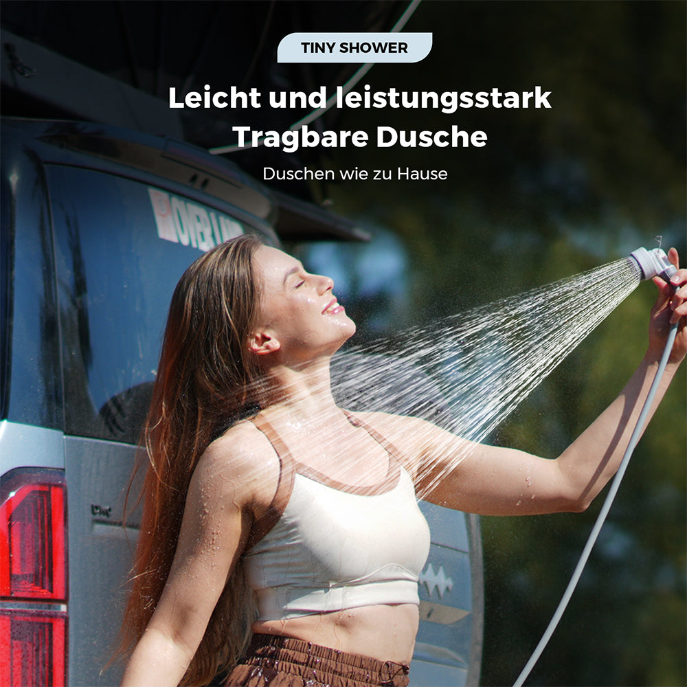 TINY SHOWER – Die kleinste tragbare Sofortdusche der Welt