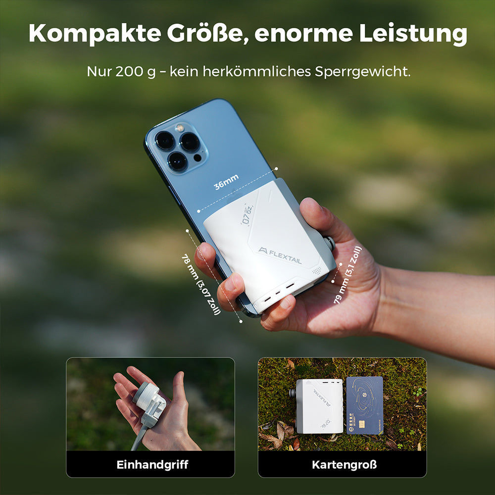 TINY SHOWER – Die kleinste tragbare Sofortdusche der Welt