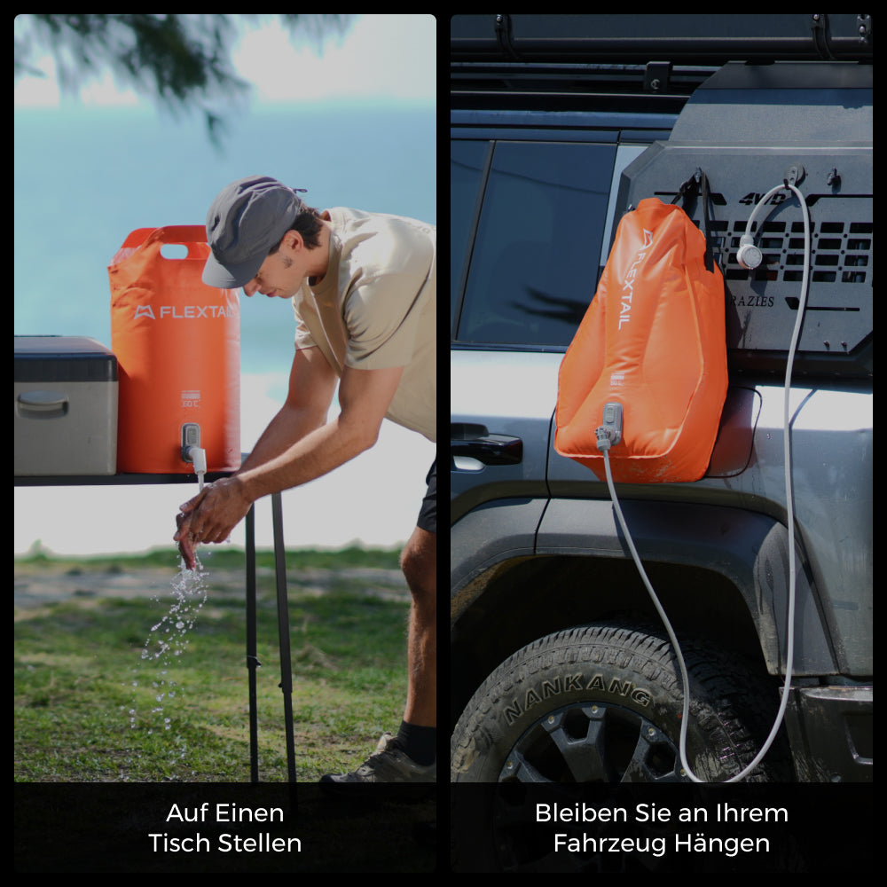 TINY SHOWER BUCKET & BAG——Deine mobile Duschstation