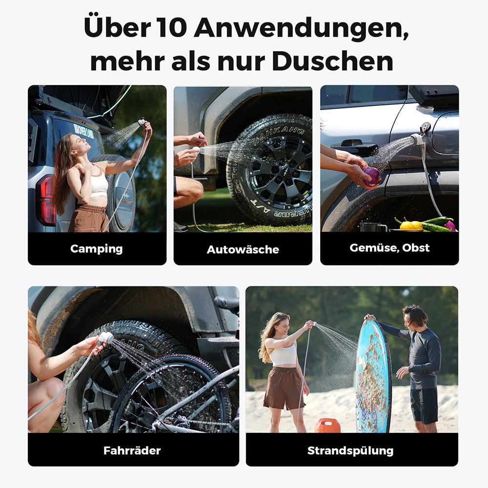 TINY SHOWER – Die kleinste tragbare Sofortdusche der Welt