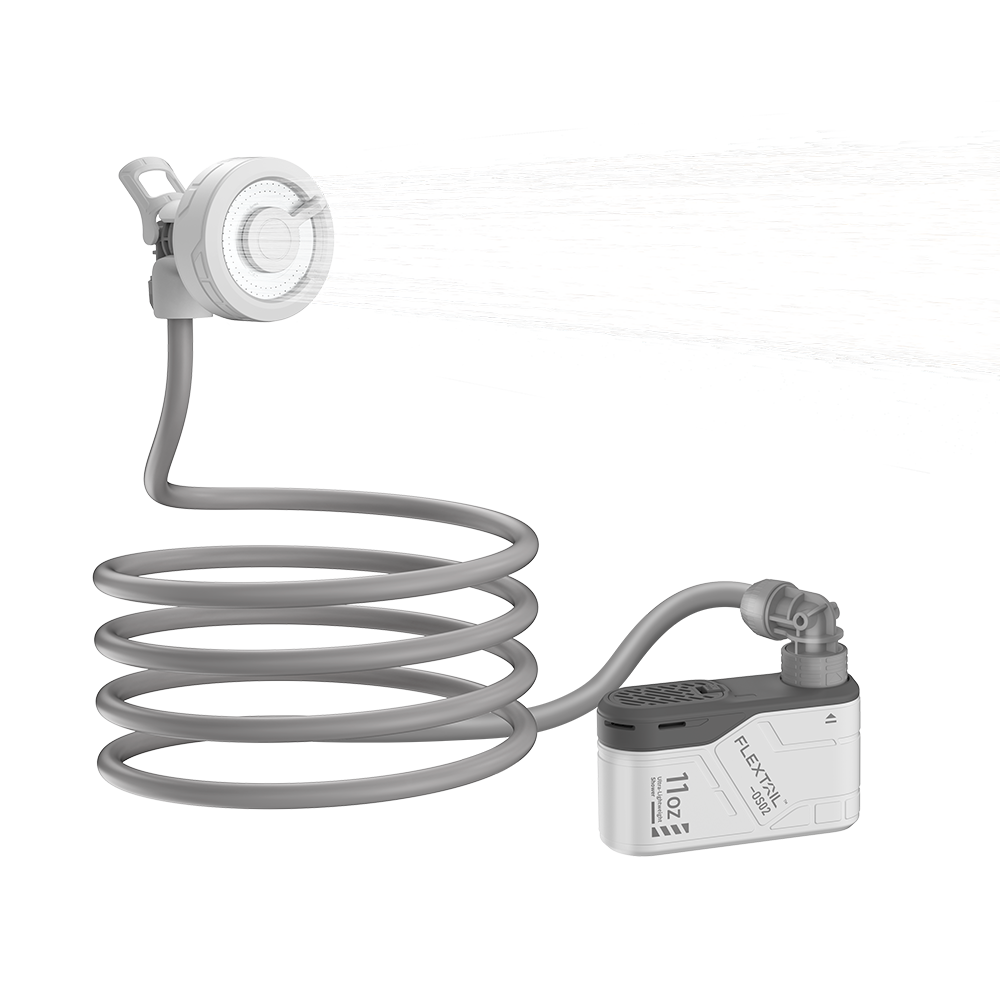 MAX SHOWER - Ultraleichte, wiederaufladbare Instant Outdoor-Duschen