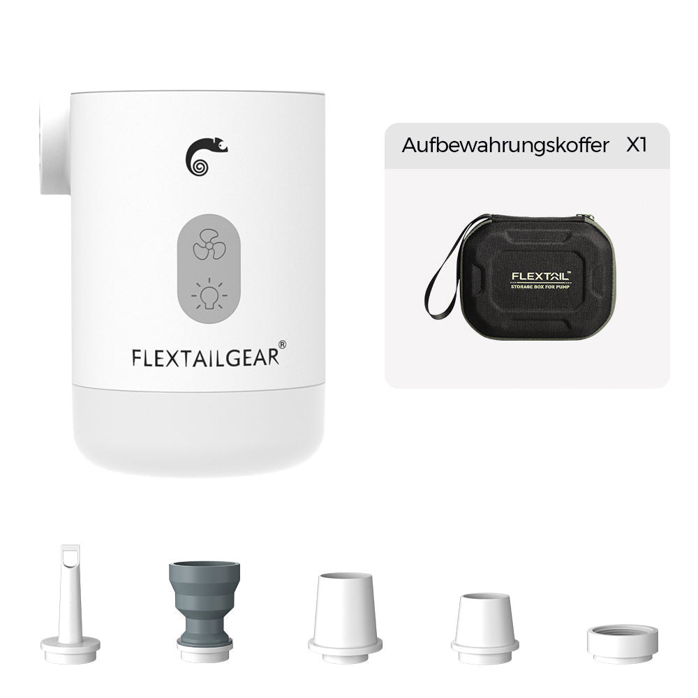 MAX PUMP 2 PRO - 4-in-1 tragbare + wiederaufladbare 3600mAh Luftpumpe