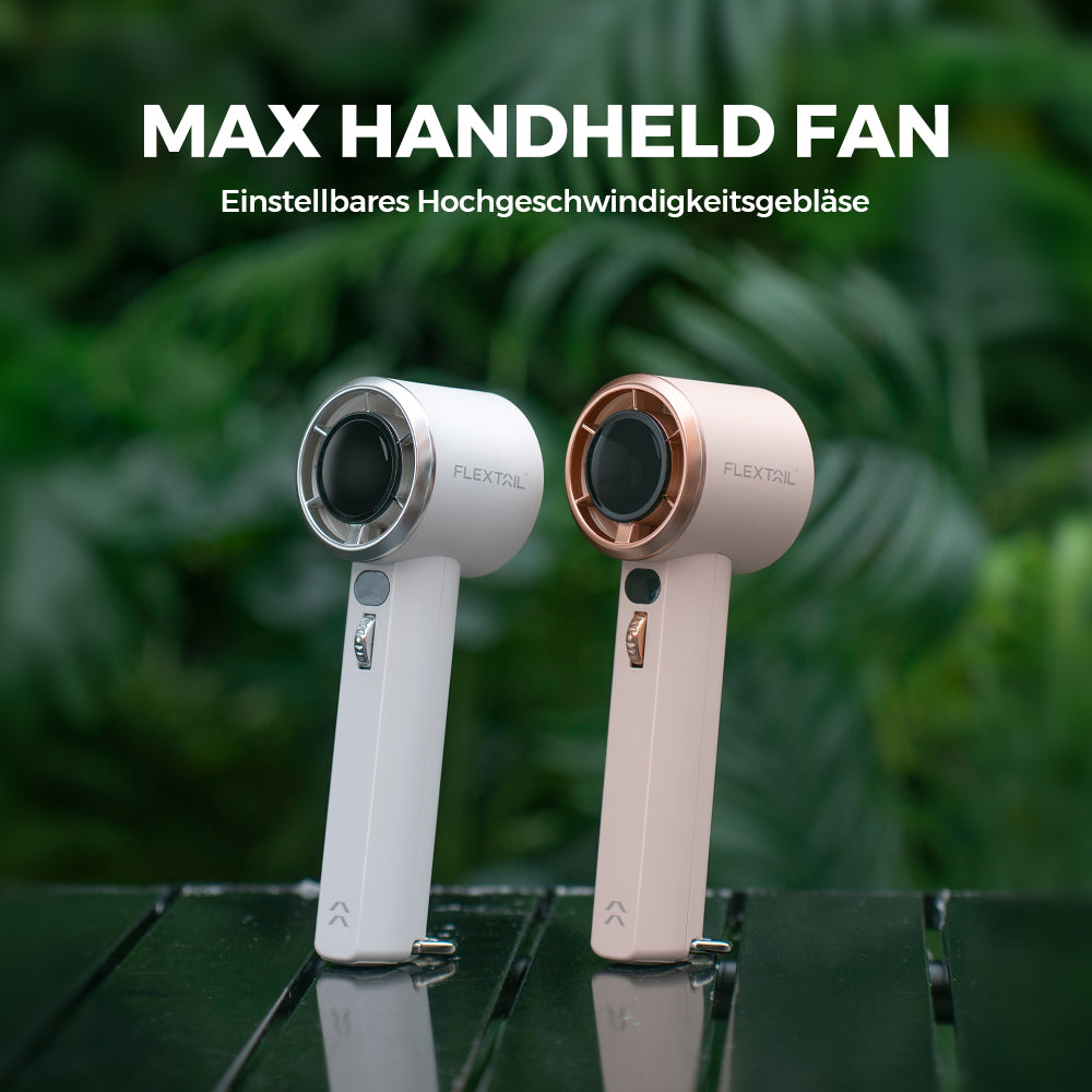 MAX HANDHELD FAN - Hochgeschwindigkeits regelbarer Lüfter