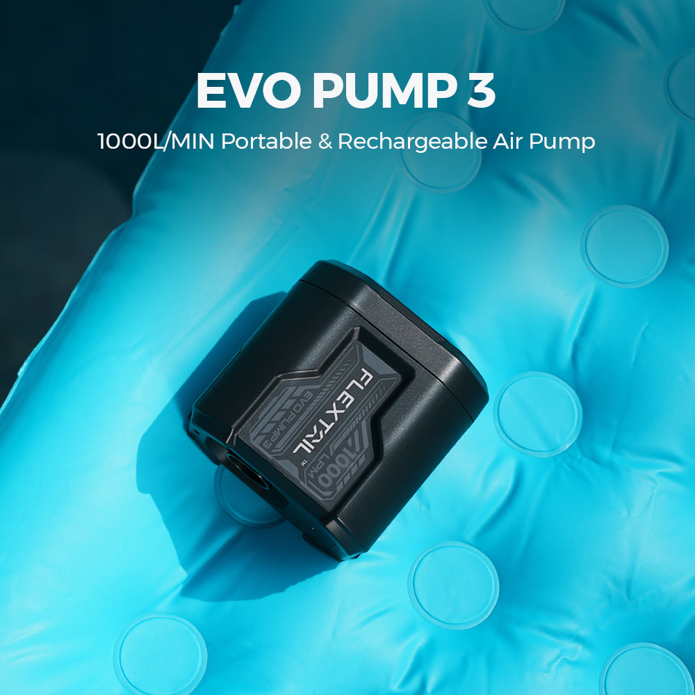 EVO PUMP 3 - 1000L/Min tragbare und wiederaufladbare Luftpumpe