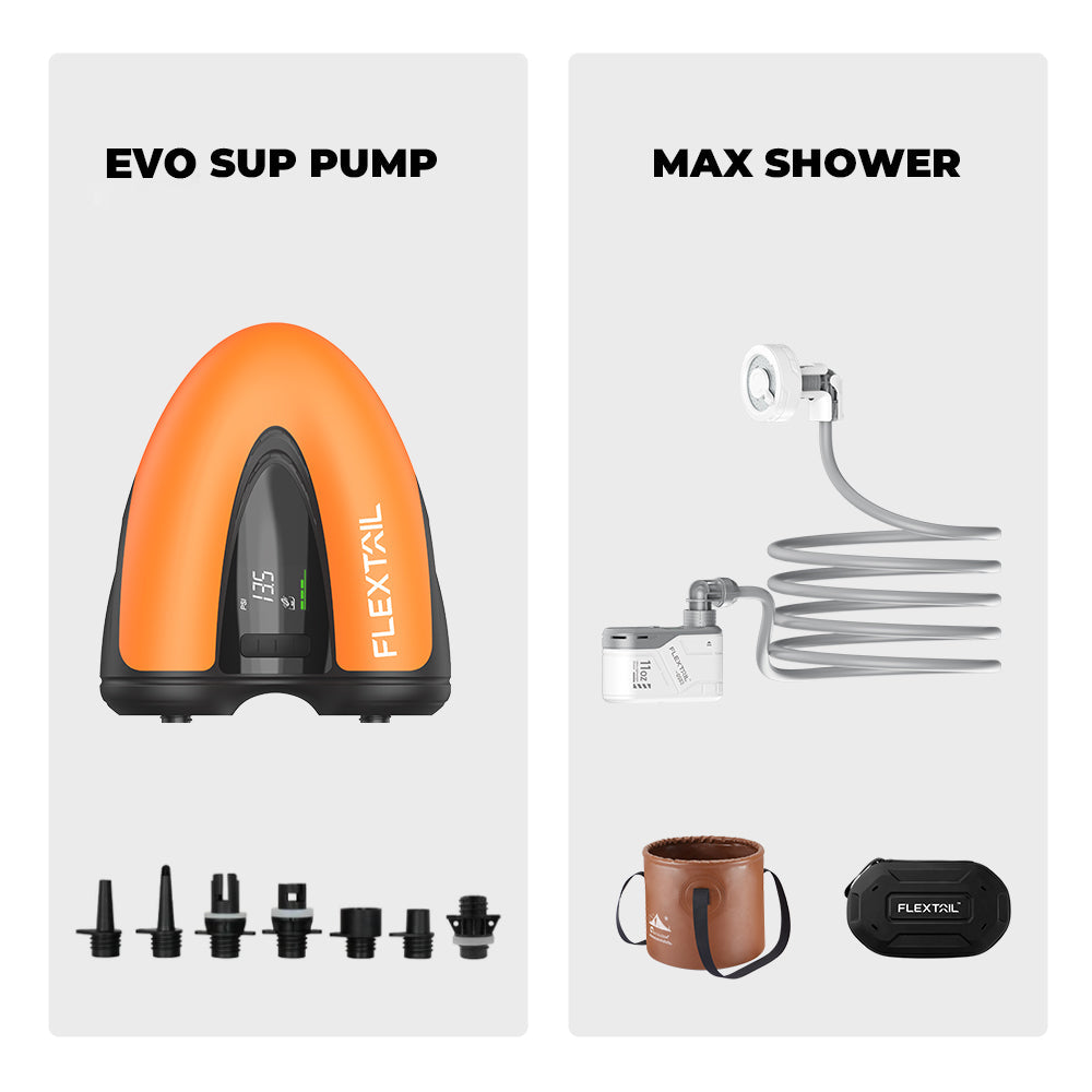 EVO SUP PUMP - 20PSI kabellose wiederaufladbare Luftpumpe für SUP & KITE