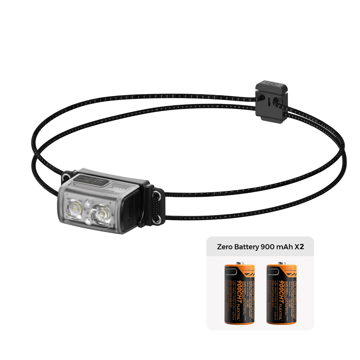 TINY HELIO  600Z - Wiederaufladbare und leichte Stirnlampe