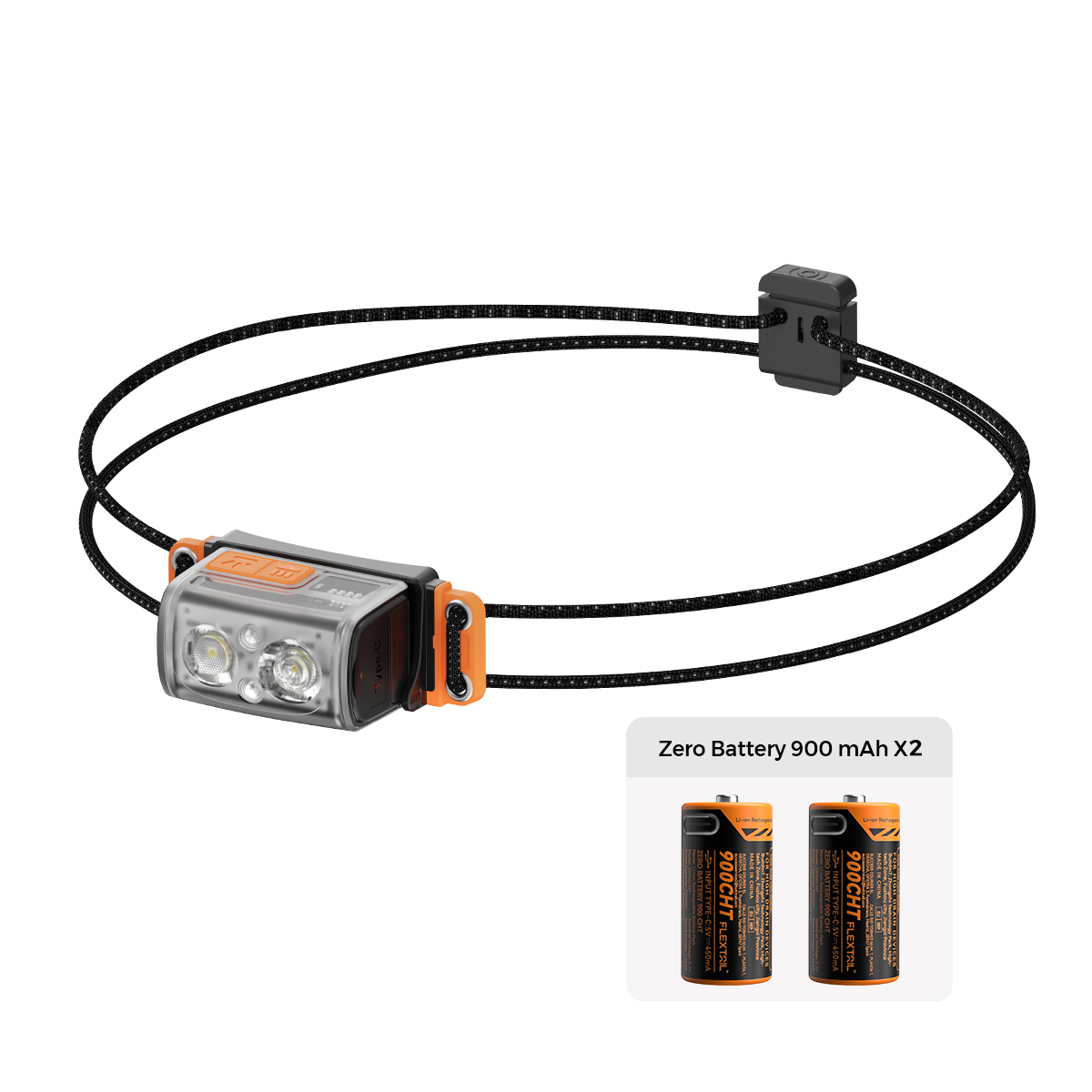 TINY HELIO  600Z - Wiederaufladbare und leichte Stirnlampe