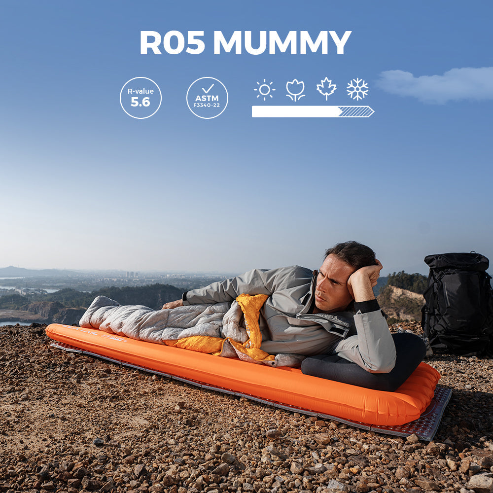 ZERO MATTRESS R05 MUMMY - 5.6 R-Value Ultralight Air Isomatte